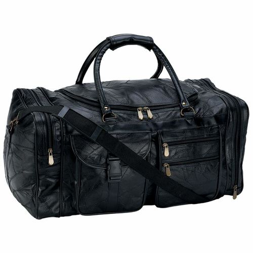 Embassy&trade; Italian Stone&trade; Design Genuine Leather 25&quot; Tote Bag