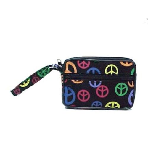 Peace Design Zippered Coin Purse Case Pack 144