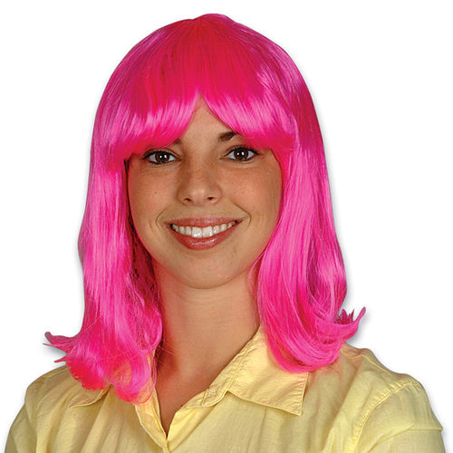 Neon Pink Wig