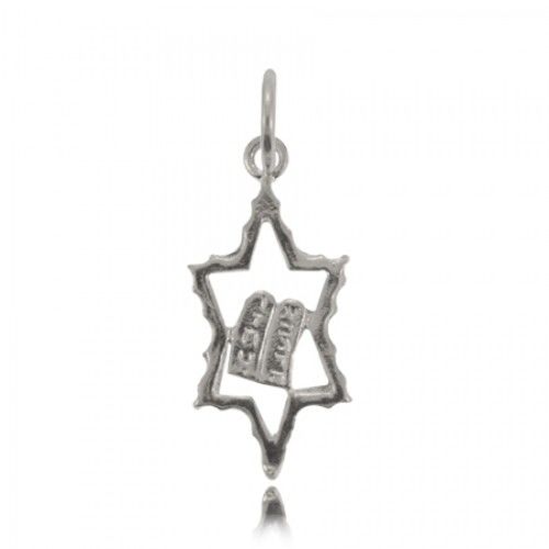 Torah Star of David Pendant Silver Gents or Ladies New