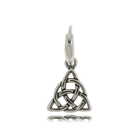Sterling Silver Celtic Pendant Trinity Knot Triquetra