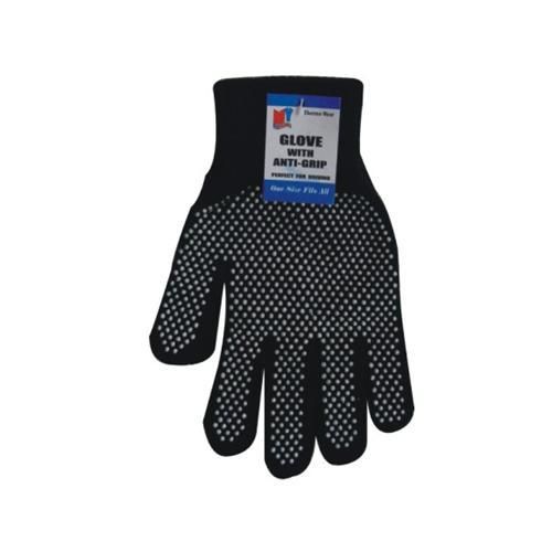 Magic Glove Black with Grip Dots Case Pack 12