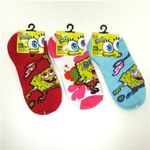 Sponge Bob Licensed Ankle Sock Size 9-11 Case Pack 12