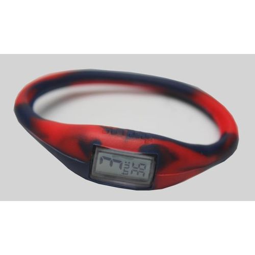 TRU: Silicone Sports Watch (Red/Navy) Case Pack 12