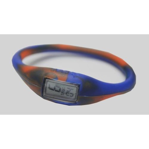 TRU: Silicone Sports Watch (Orange/Royal Blue) Case Pack 12