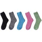 Women Fuzzy Socks New Stripe Design Case Pack 72