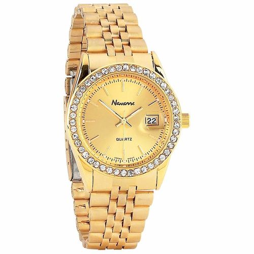 MEN GLD WATCH WITH DATE