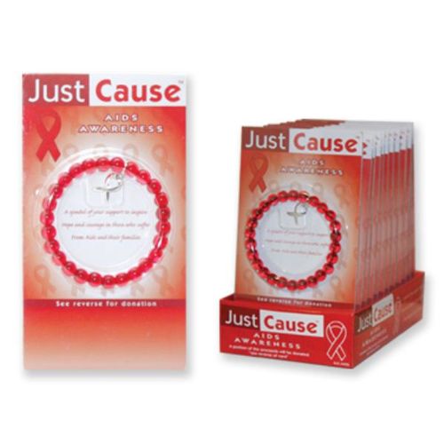 Just Cause Aids Awareness Bracelet Case Pack 36
