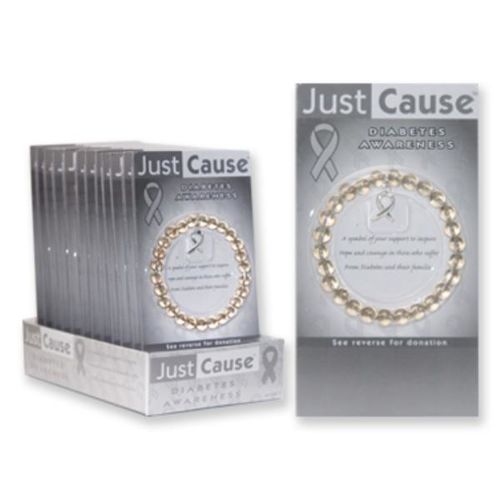 Just Cause Diabetes Awareness Bracelet Case Pack 36