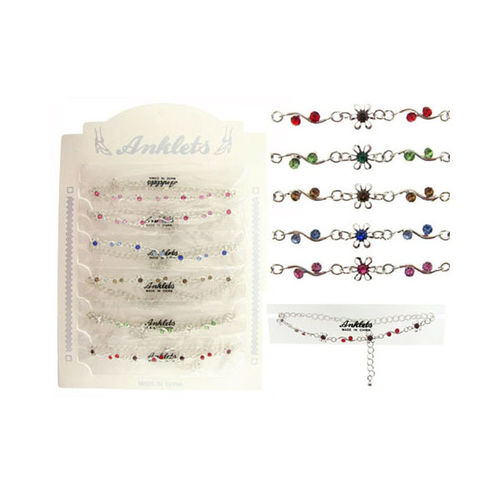 Anklets w/Flower Design Case Pack 60