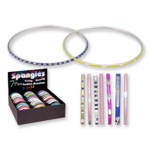 Spangles 7 Piece Fashion Bracelets Case Pack 72