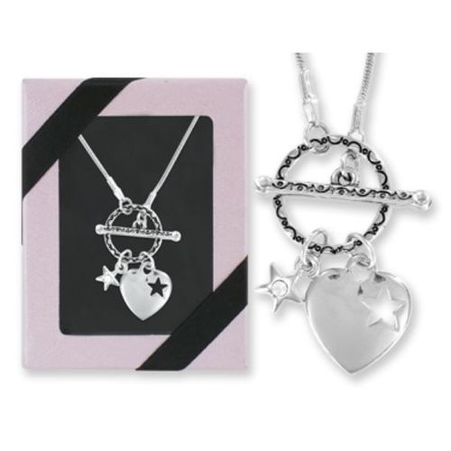 Tender Twilight Sterling Silver Heart Necklace Case Pack 36