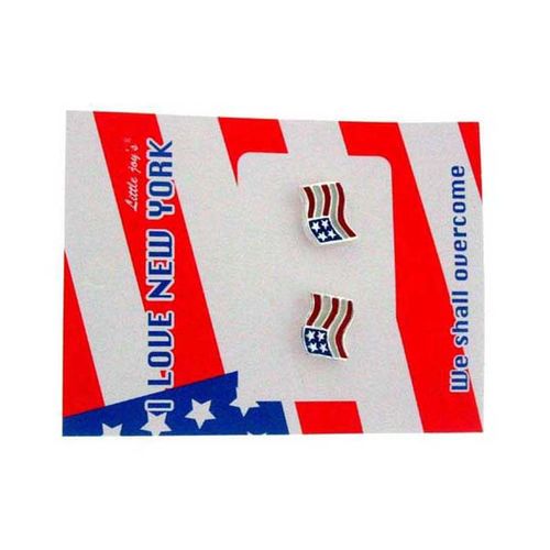 911 Commemorative Flag Earrings Case Pack 60