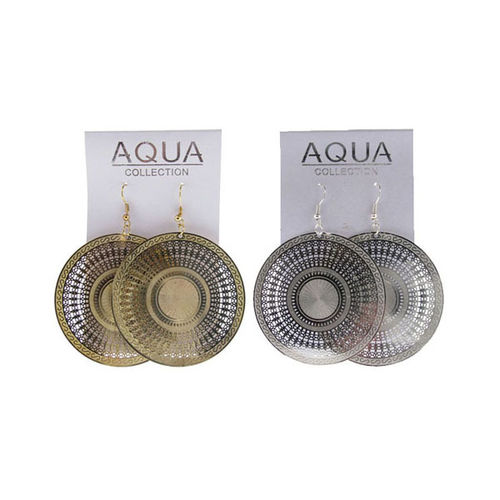 Aqua Earrings Case Pack 48