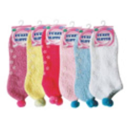 Fuzzy Gripper Sock Assortment Case Pack 72