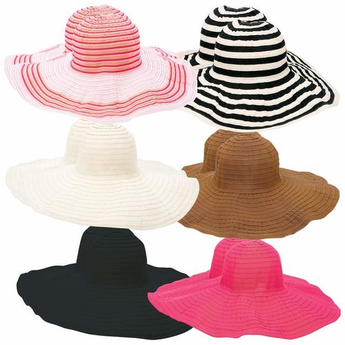Casual Outfitters&trade; 12pc Assorted Ladies&apos; Floppy Sun Hat Set