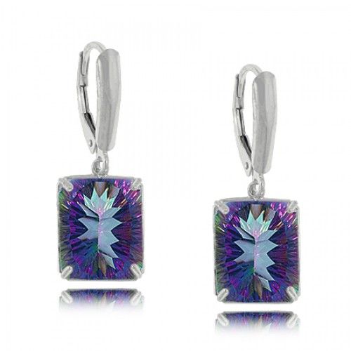 Neptune'S Garden Topaz Earring Dangles Sterling Silver