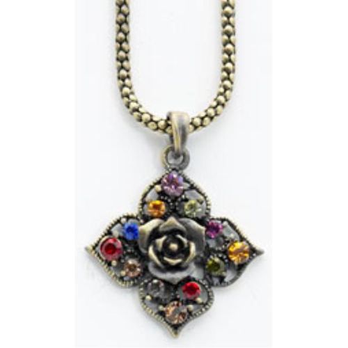 Crystal Necklace Multi Color Case Pack 12