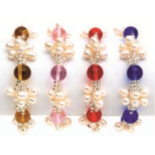 Stretch Pearl Bracelets Case Pack 12