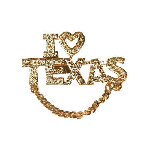 Boutique Pin ""I Love Texas"" Case Pack 60