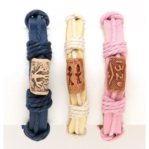 Leather Bracelets Case Pack 36