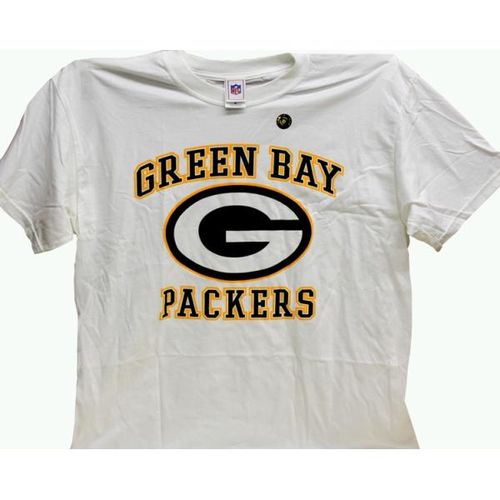 Green Bay Packers White T-Shirt Case Pack 12