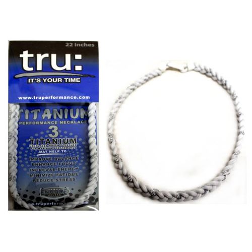 TRU Performance Titanium Necklaces - White Case Pack 12