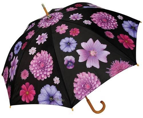 Umbrella 8 Panel Purple Multi Flower Case Pack 4