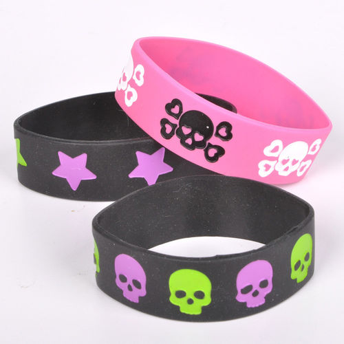 8"" Icon Silicone Bracelet Case Pack 12
