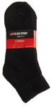 Women's Black Ankle Socks-3 Pack Case Pack 40