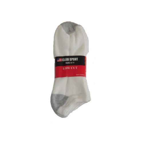 Women's Grey H/T Low-Cut Socks-3 Pack Case Pack 40