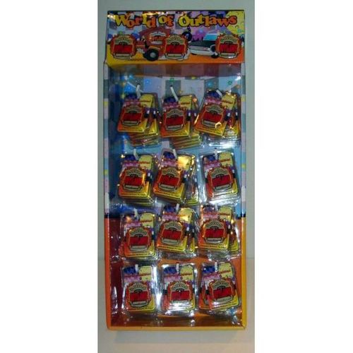 Flashing Novelty ""World of Outlaws"" LED Magnet Pin Case Pack 144