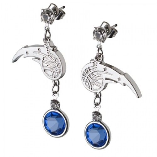 Orlando Magic Earrings Nba Logo W/ Team Colors