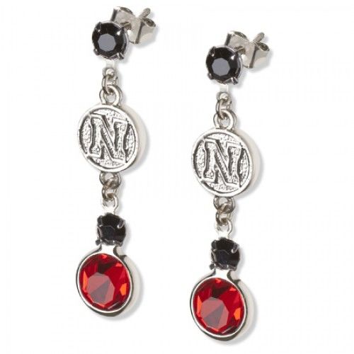 Univ of Nebraska Earrings Ncaa Logo W/ Team Colors