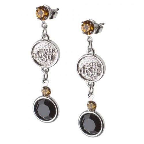 Wichita State Earrings Ncaa Logo W/ Team Colors