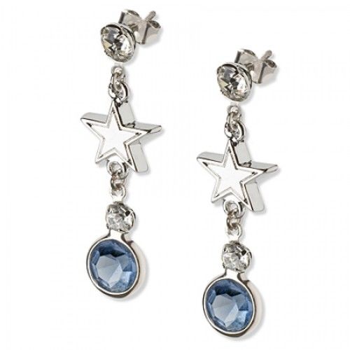 Dallas Cowboys Earrings Nfl Logo W/ Team Colors