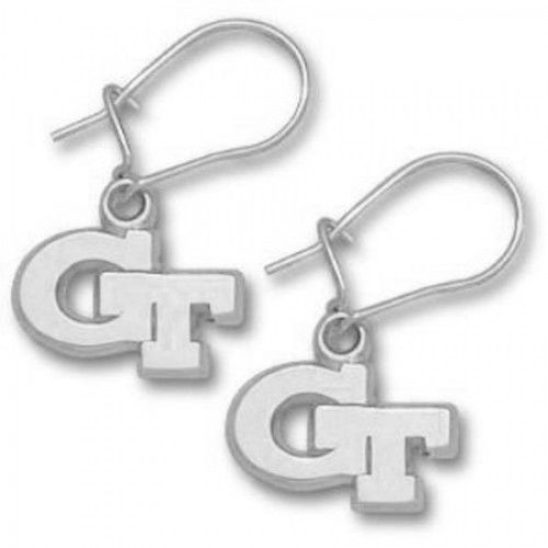 Georgia Tech Sterling Silver Dangle Earrings
