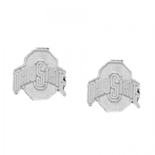 Ncaa Officially Licensed Ohio State University Sterling Silver Dangle Earrings