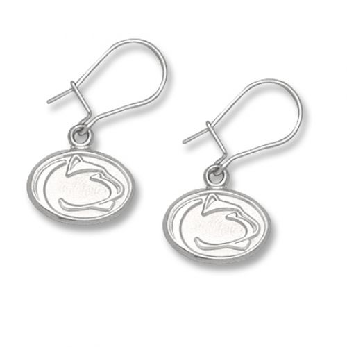 Sterling Silver Penn State Nittany Dangle Earrings