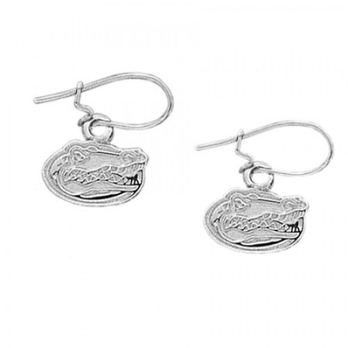 Sterling Silver University of Florida Gator Dangle Earrings