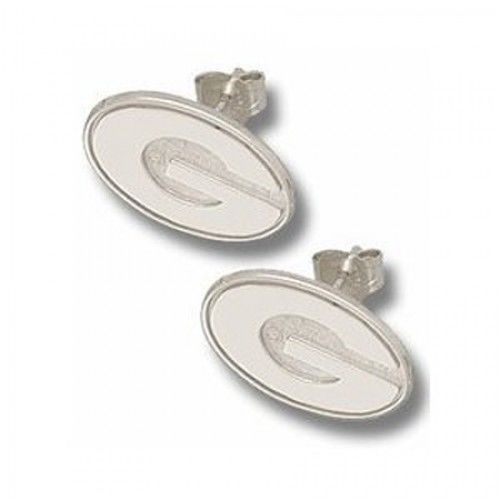 Sterling Silver University of Georgia Dangle Earrings