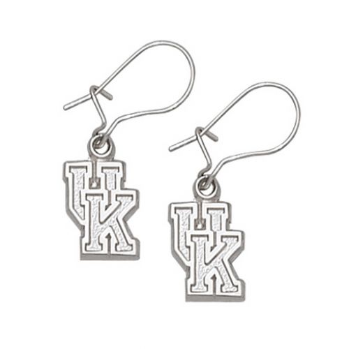 Sterling Silver University of Kentucky Logo Dangle Earrings