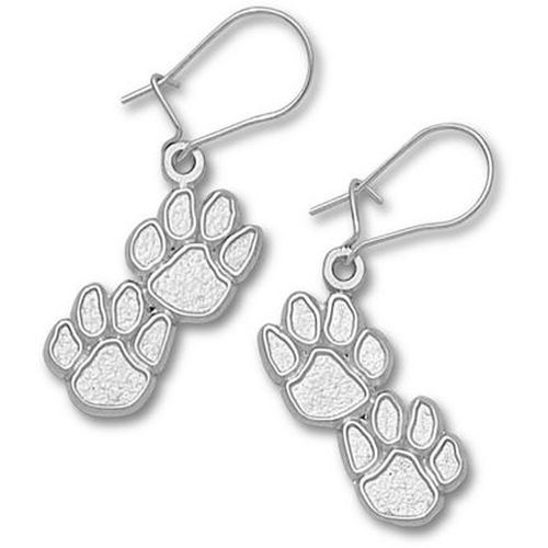 Sterling Silver University of Kentucky Pawprint Earrings