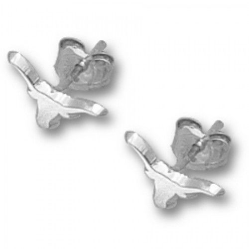 University of Texas Sterling Silver Stud Earrings