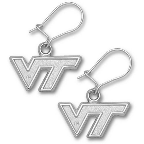 Virginia Tech Sterling Silver Dangle Earrings