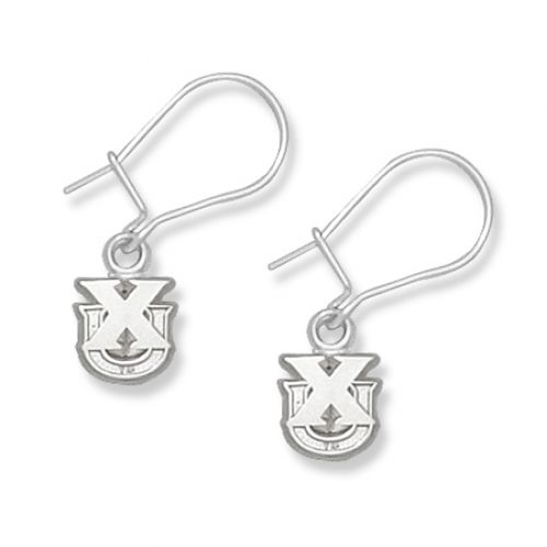 Xavier University Sterling Silver Dangle Earrings