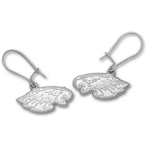 Sterling Silver Philadelphia Eagles Dangle Earrings