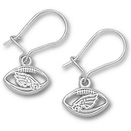 Philadelphia Eagles Sterling Silver Dangle Earrings