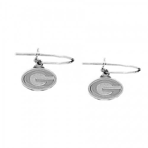 Green Bay Packers Sterling Silver Dangle Earrings