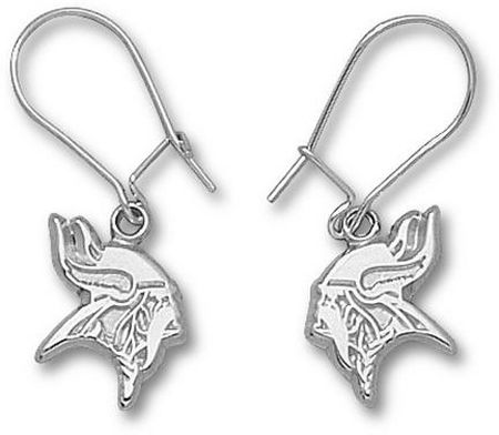 Minnasota Vikings Sterling Silver Dangle Earrings